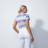 Daily Sports Vision Cap Sleeve Polo Shirt - Print 