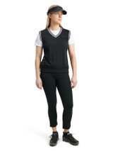 Abacus Dornoch Hybrid Women's Golf Vest - Black