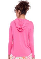 Swing Control Bamboo Long Sleeve Women's Golf Hoodie - Pink