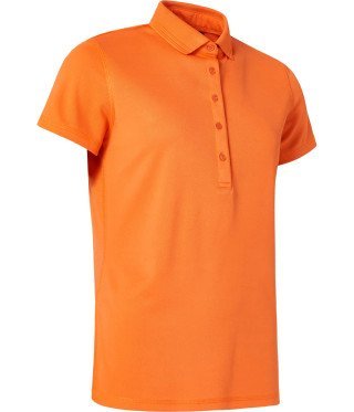 Abacus Clark Women's Golf Short Sleeve Polo - Mandarine