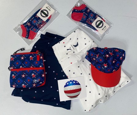 Fore Ladies Tee Box - Patriotic Practice Swing