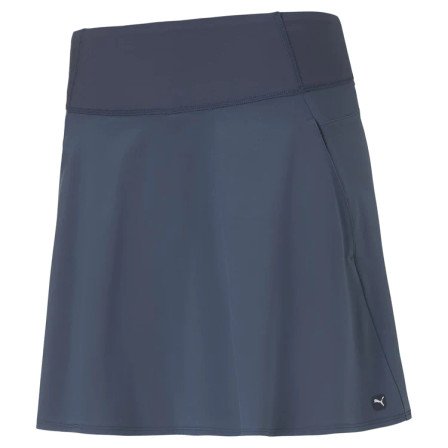Puma PWR Shape Solid Woven Golf Skirt - Dark Denim - (XS)