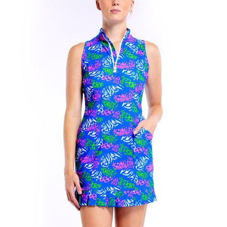 TZU TZU Shiloh Women's Golf Dress - Feather Party