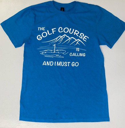 Fore Ladies Golf Graphic Tee - The Golf Course Is Calling