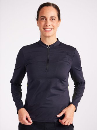 Kinona Backswing Beauty Longsleeve Golf Top - Black