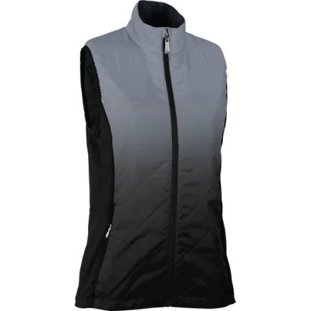 Sun Mountain Women's Gradient Golf Vest- Black-cadet