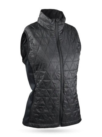 Sun Mountain Women's At Hybrid Golf Vest- Black