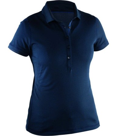 Abacus Clark Women's Golf  Short Sleeve Polo - Navy