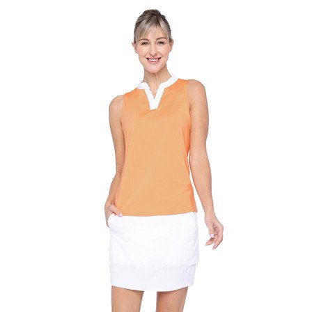 Belyn Key Stacy Women's Golf Sleeveless - Orange