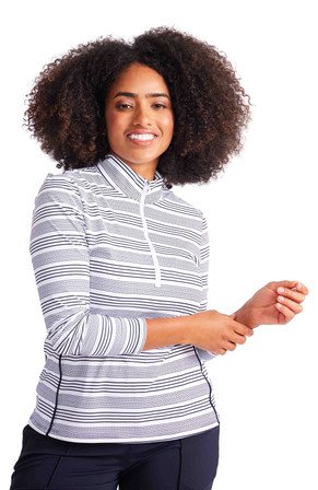 Kinona Keep It Covered Longsleeve Top - Zig Zag Stripe