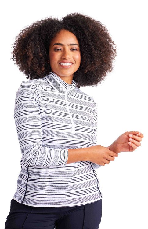 Kinona Keep It Covered Longsleeve Top - Zig Zag Stripe