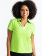 Kinona Classic and Fantastic Short sleeve Woman Golf Top - Grass Green - (S)
